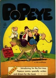 Popeye Comics Four Color, Dell, Gold Key, King Features, Charlton